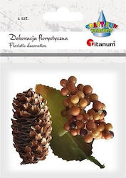 Titanum Διακοσμητικό Στοιχείο για DIY Κατασκευές Κίτρινο