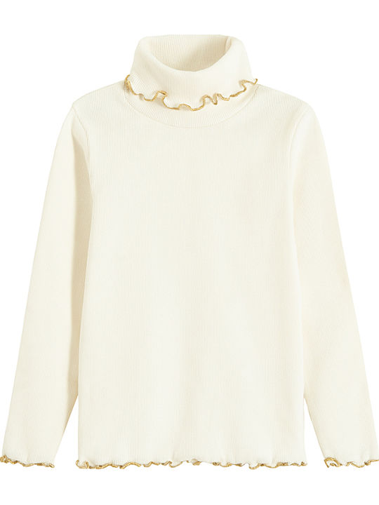 Kids Long-Sleeved White Blouse