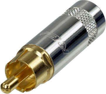 Neutrik Nys-352g Rca Phono Male Plug Nickel Gold