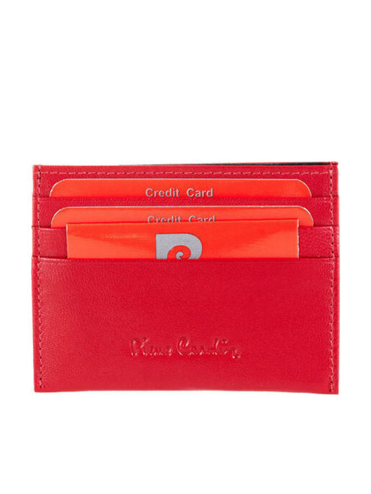 Leather Men's Wallet Classic with RFID Red