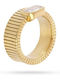 Anartxy Ring with Zircon made of Steel
