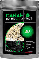 Органични Белени Семена от Коноп 100g Canah
