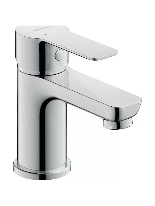 Duravit Αναμεικτική Μπαταρία Νιπτήρα Ασημί