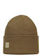 Beanie Unisex Beanie Knitted in Brown color