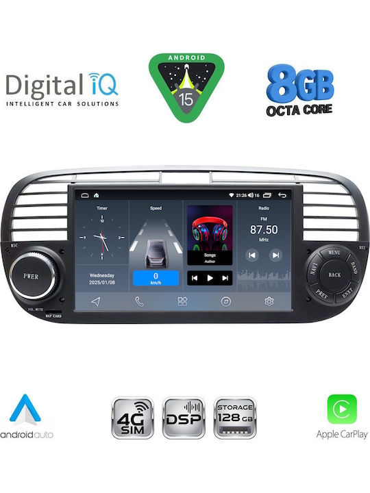 Digital IQ Автомобилна Аудио Система (Блутут/USB/WiFi/GPS/Apple-Carplay/Android-Auto)