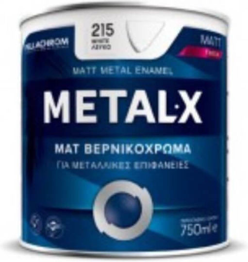 Pellachrom Metal-x Matt Αλκυδικό Ματ Βερνικόχρωμα Μεταλλικές Επιφάνειες 2.5lt