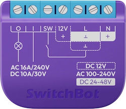 Switchbot Интелигентен Превключвател Димер 1 Канал Wi-Fi & Bluetooth 16A Switchbot Интелигентен Превключвател Димер 1 Канал Wi-Fi & Bluetooth 16A