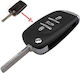 Citroen Foldable Replacement Key Cover 3 Buttons Blade Hu83 Without Key Dga 1 Pc