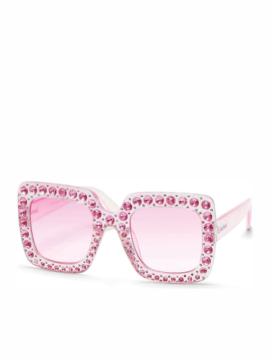 Skechers Women's Sunglasses with Pink Plastic Frame and Pink Gradient Lens