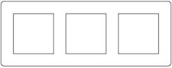 Wechselrahmen Tripel Horizontal Ivoire Hseries ...