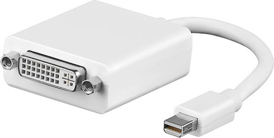 ATC 02.002.0001 Mini-DisplayPort Männlich Zu DVI-I Weiblich Konverter Weiß