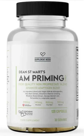 Supplement Needs AM Priming Stack Special Food Supplements for Immune System Boost 120 Capsules