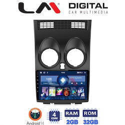 LM Digital Ηχοσύστημα για Nissan Qashqai 2007 2013 με Bluetooth, USB & GPS