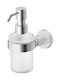 Duravit D-code Επιτοίχιο Dispenser Μεταλλικό Ασημί 200ml