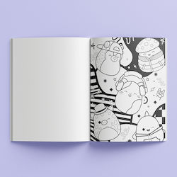 Kaleidoskop Malbuch 64 S. Squishmallows Straßenstil