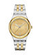 Swatch Swatch Γυναικείο Ρολόι Αυτόματο με Ασημί Μεταλλικό Μπρασελέ