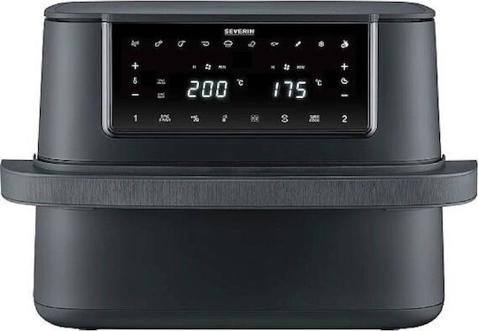 Severin Air Fryer with Double Detachable Bucket 9lt Black FR2490