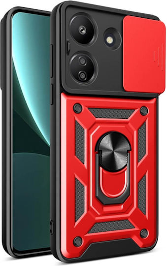 Bodycell Armor Slide Back Cover Roșu (Realme C65)