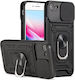 Bodycell Armor Slide Back Cover Μαύρο (iPhone 8/7)