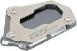 Motorcycle Side Stand Base Extension R1250gs Silver