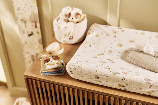 Jollein Changing Pad Cover made of Fabric Jersey Tiny Park 70x50cm