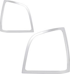 Μασκάκια Φαναριών Vw Polo '03 Οπίσθια Ασημί