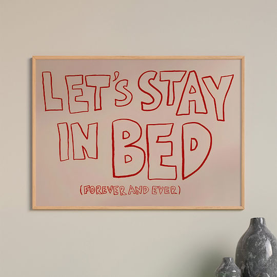 Pakketo Slepery Πίνακας Ξύλινος 48x33cm