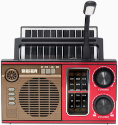 Meier M-538BT-S Retro Φορητό Ραδιόφωνο Ηλιακό μ...