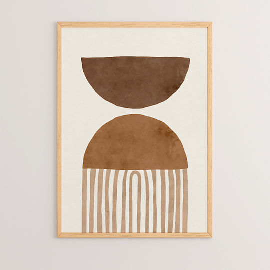 Pakketo Serby Hölzernes Gemälde 33x48cm