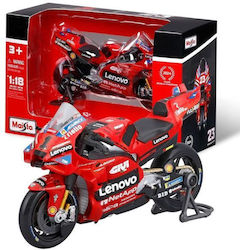 Миниатюрна Мотор Ducati Corse Francesco Bagnaia No.1 Мащаб 1:18 Червен Миниатюрна Мотор Ducati Corse Francesco Bagnaia No.1 Мащаб 1:18 Червен