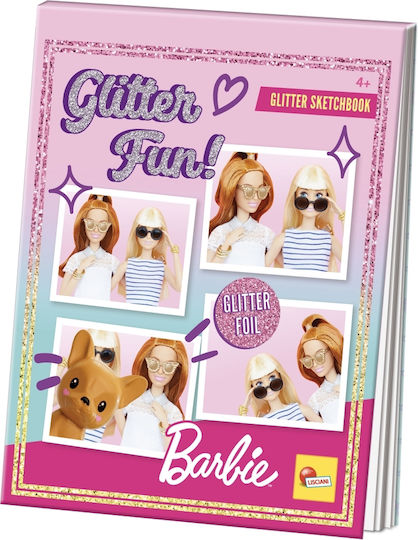 Creative Kit Lisciani Barbie Malbuch mit Glitzer