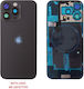 Iphone 16 Pro Battery Cover + Camera Lens + Metal Plate + Flashlight + Charging Flex + Nfc Titanium Black