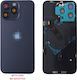 Iphone 15 Pro Max Battery Cover + Camera Lens + Metal Plate + Flashlight + Charging Flex + Nfc Titanium Blue