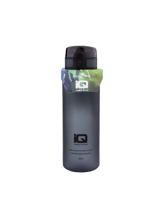 IQ Αθλητικό Παγούρι 600ml Μαύρο