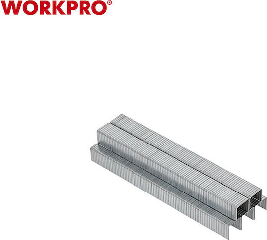 Workpro Καρφιά Διχάλες Τύπος T50 20ga 10mm 3/8 Wp223008 Πακέτο 1.000τμχ Καρτελάδα