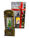 Christmas Decorative Traffic Light Lighted with Trees 8x8x19cm