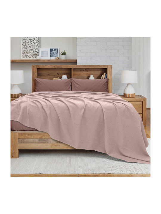 Lino Home Cocoon Pique Blanket Double 240x260cm...