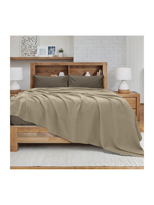 Lino Home Cocoon Pique Blanket Double 220x240cm...