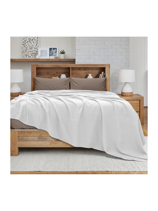 Lino Home Cocoon Pique Blanket Double 220x240cm...