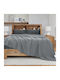 Lino Home Cocoon Pique Blanket Double 240x260cm Gray
