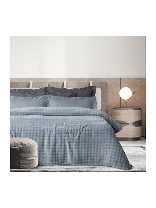 Das Home 1371 Pătură Polar Fleece Superdublă 220x240 cm Albastru Deschis