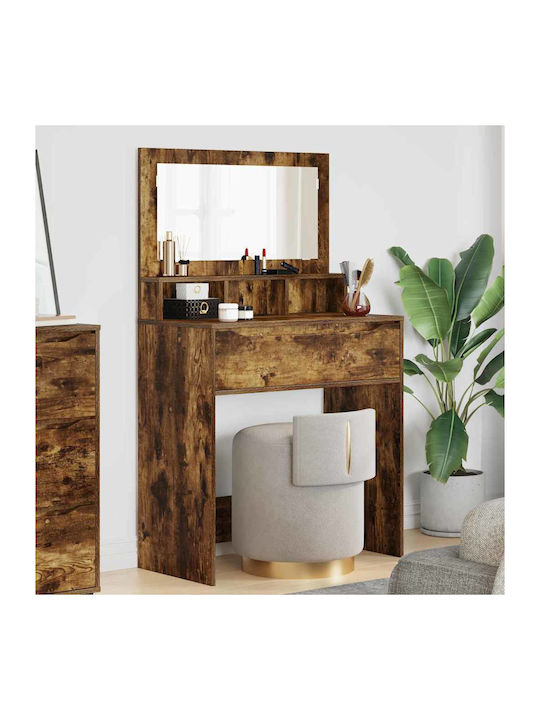 Floor-Standing Makeup Dressing Table Wooden Smo...