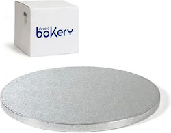 Round Cake Platter Silver Ø 36 X 1.2 Cm