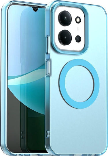 Techsuit Candycase Umschlag Rückseite Kunststoff / Silikon Blau (Redmi 15C 4G)
