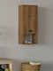 Megapap GP052-0239 2 Wall Mounted Wooden Bathroom Shelf 30x21.8x71cm