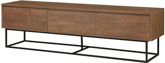 Stand TV Milo Nuc-Negru L180xA40xÎ50cm
