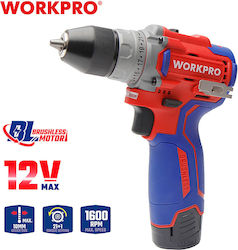WorkPro WP460201 Двигател За Бормашина 12V 2x2Ah WorkPro WP460201 Двигател За Бормашина 12V 2x2Ah