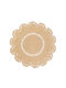Anatolia Jute 101 Teppich Rund aus Jute Sand 16