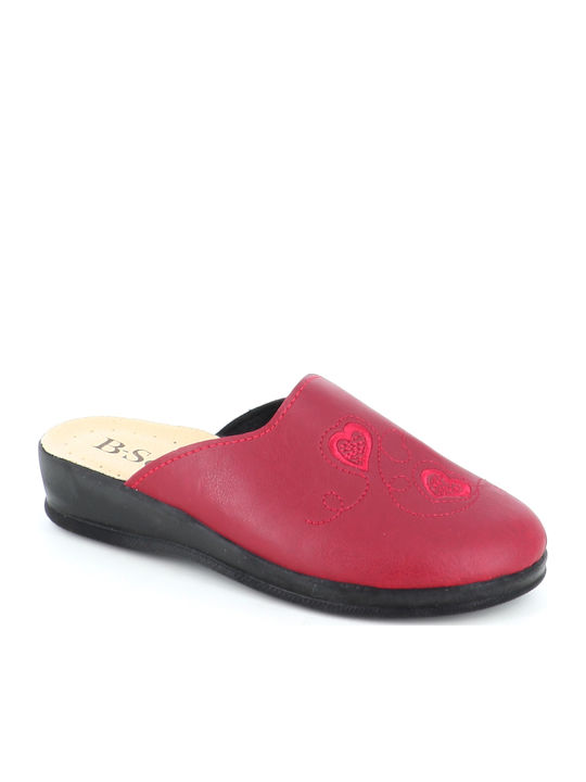 B-Soft Winter Women's Slippers Burgundy