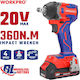 WorkPro WP390227 Безчетков Ударен гайковерт 1x4Ах с Приемник 1/4"